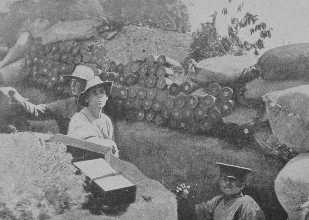 British Troops In Their Newly Made Trenches On Gallipoli