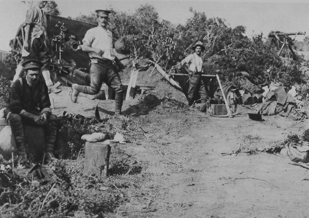 British Troops On W Beach In The Gallipoli Peninsula