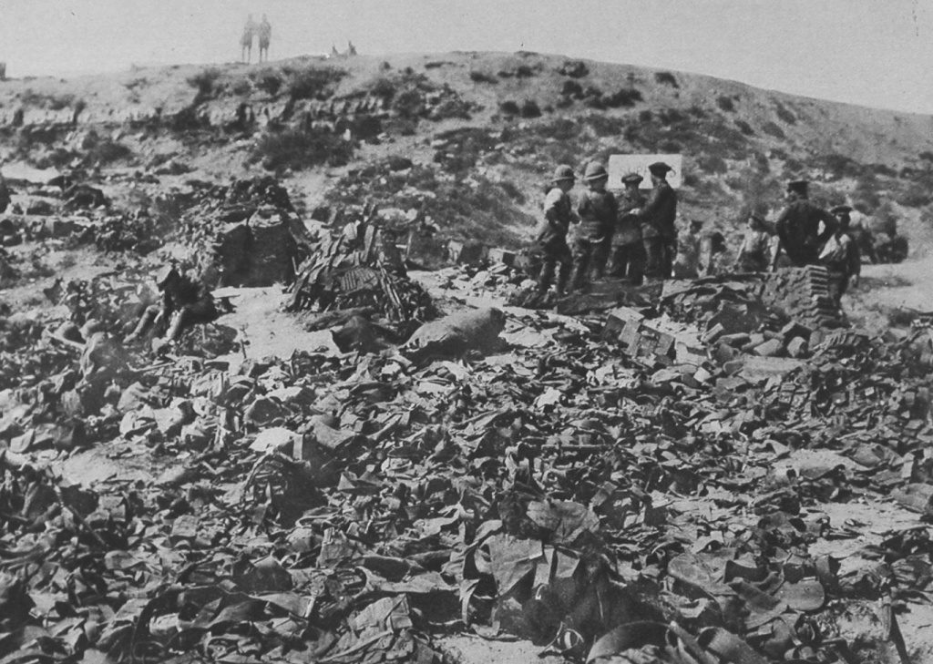 Collecting Kits Of Dead And Wounded On W Beach Gallipoli