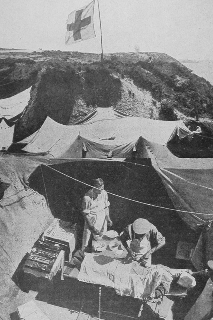 A Dressing Station With An Operation In Progress In The Dardanelles