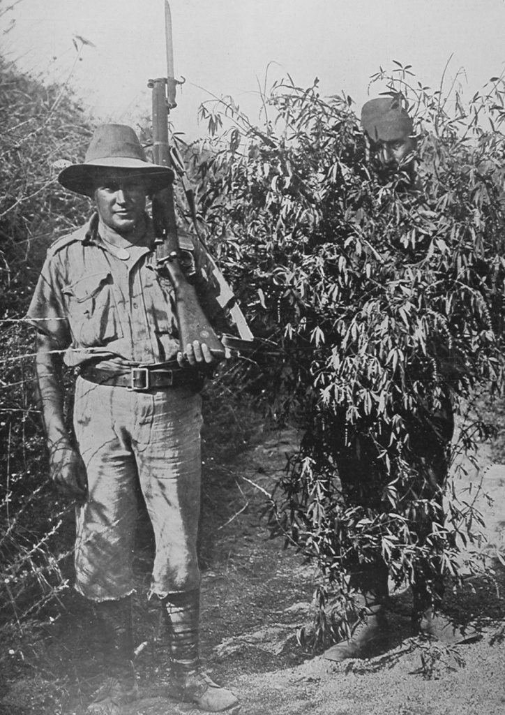 A Turkish Sniper Wearing Camouflage