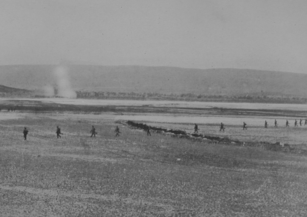 Infantry Advancing To Attack The Turkish Positions At Anafarta