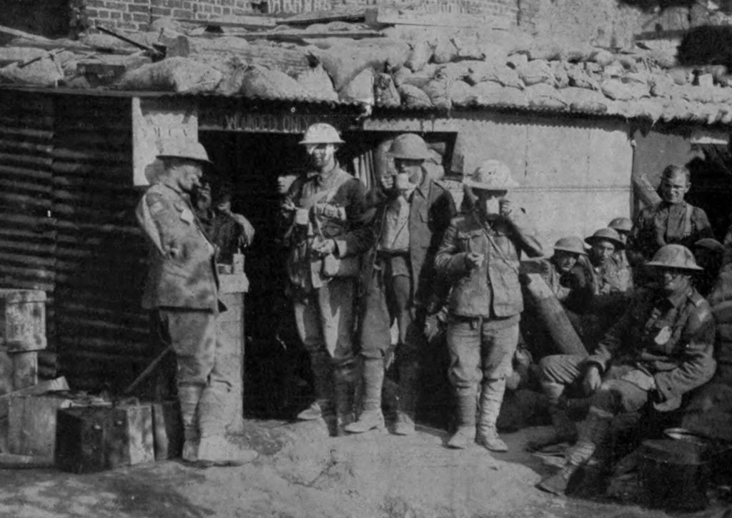 A Canadian YMCA Hut Within Rifle Range