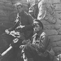 Canadian Soldiers In The Trenches