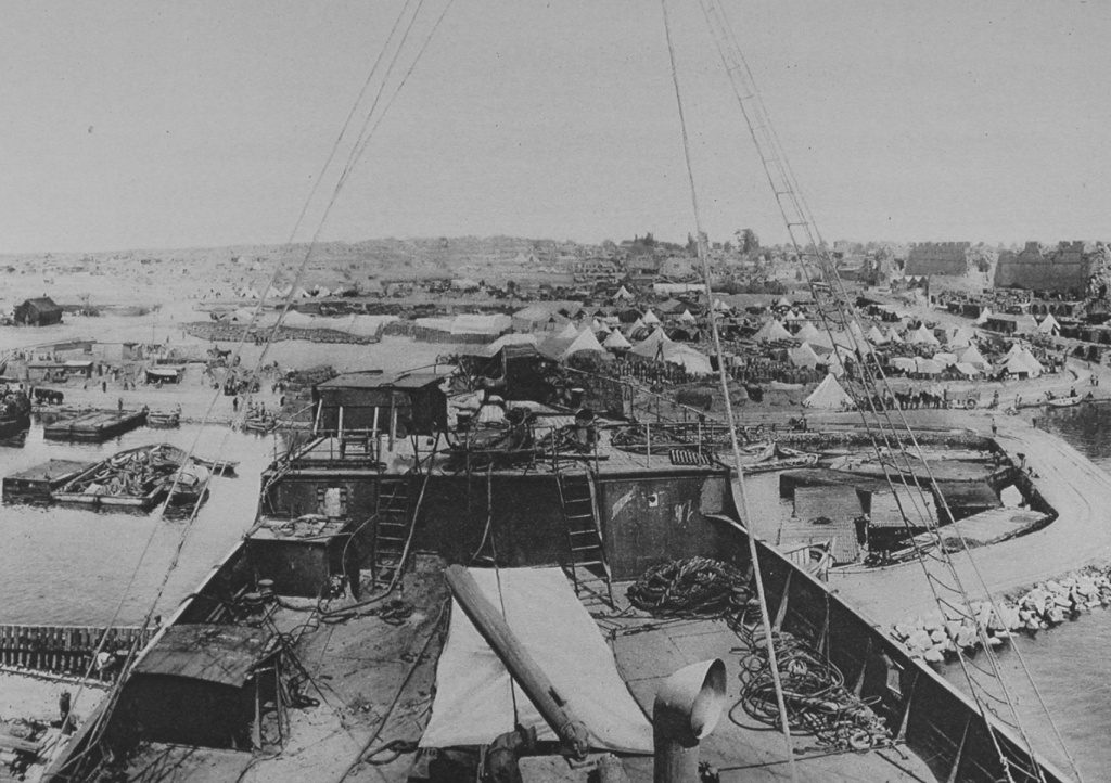 Seddul Bahr During The Allied Occupation Of Gallipoli From The Bridge Of The River Clyde