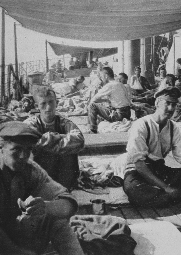 Slightly Wounded Soldiers In The Dardanelles