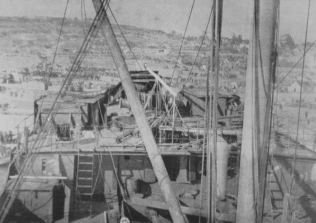 The River Clyde As She Lay Beached On The Gallipoli Peninsula