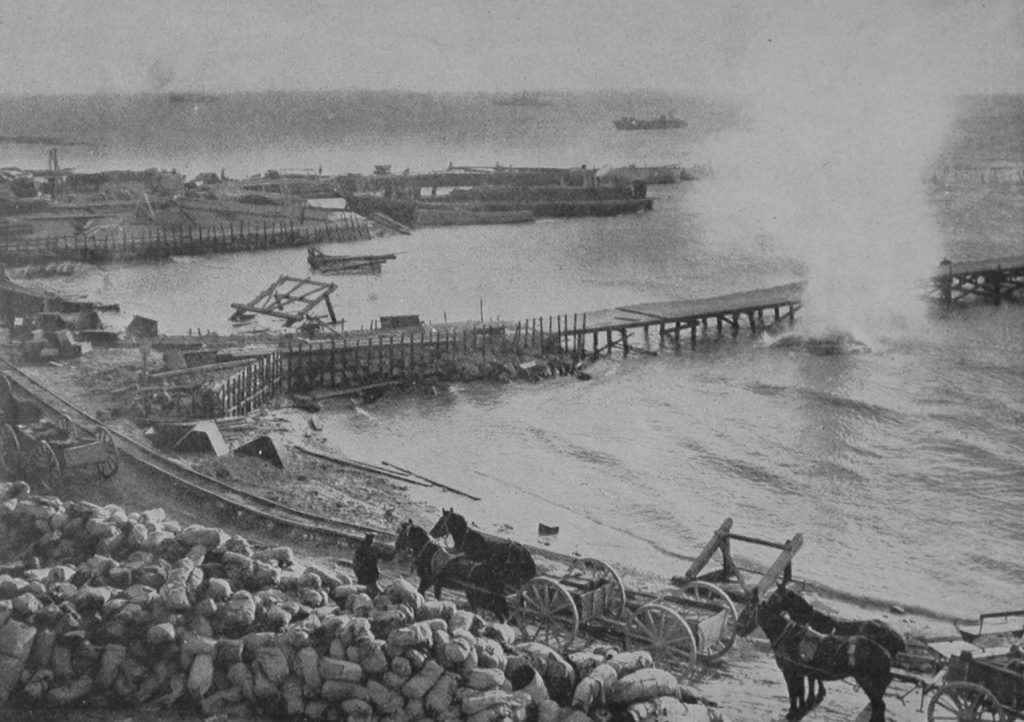 Turkish Artillery On The Days When Gallipoli Was Being Evacuated