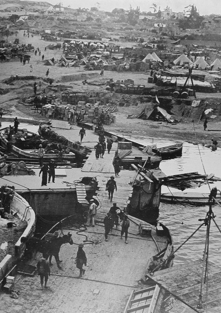 Where The River Clyde Was Run Ashore At V Beach