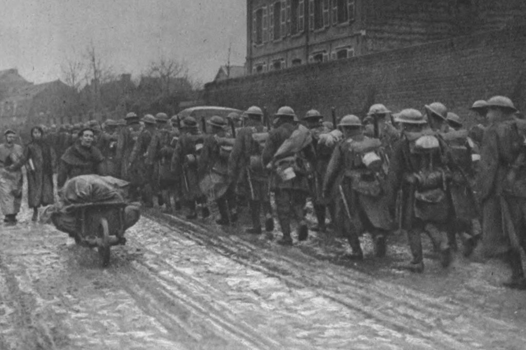 Canadians Going Up To The Front