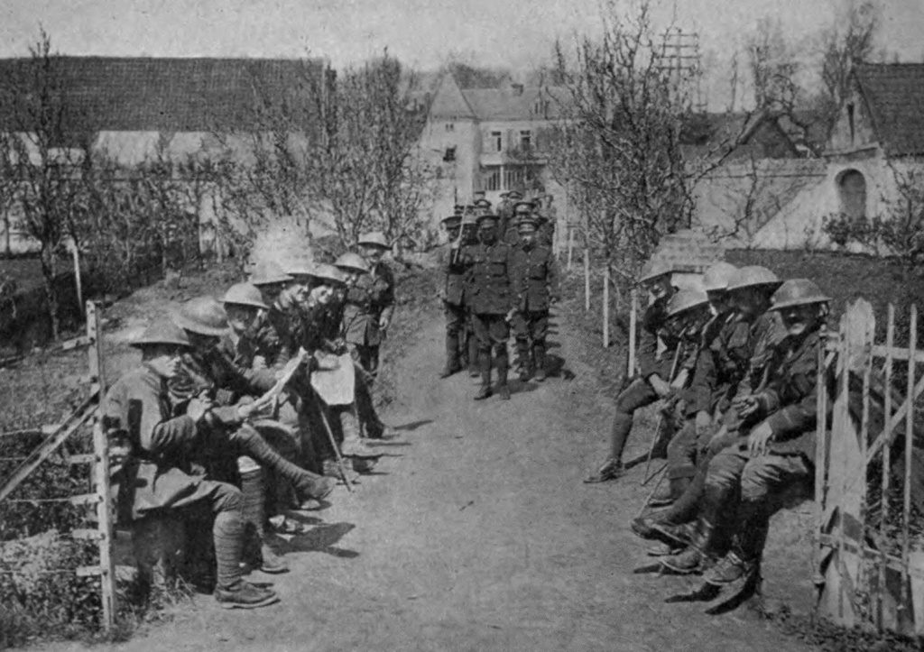 Newfoundland Officers At Their Billets In France