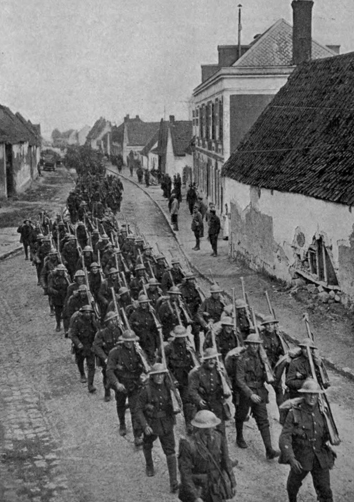 The Newfoundlanders Marching Back To Billets After Monchy