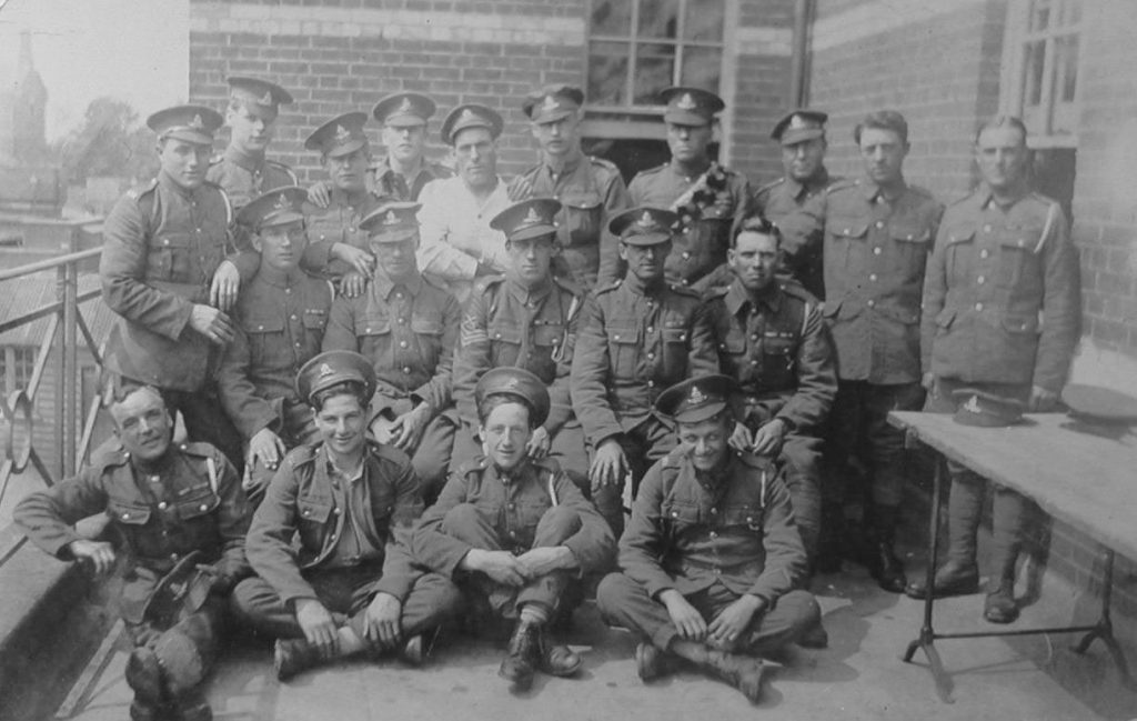 A Group Of Soldiers In The Royal Field Artillery