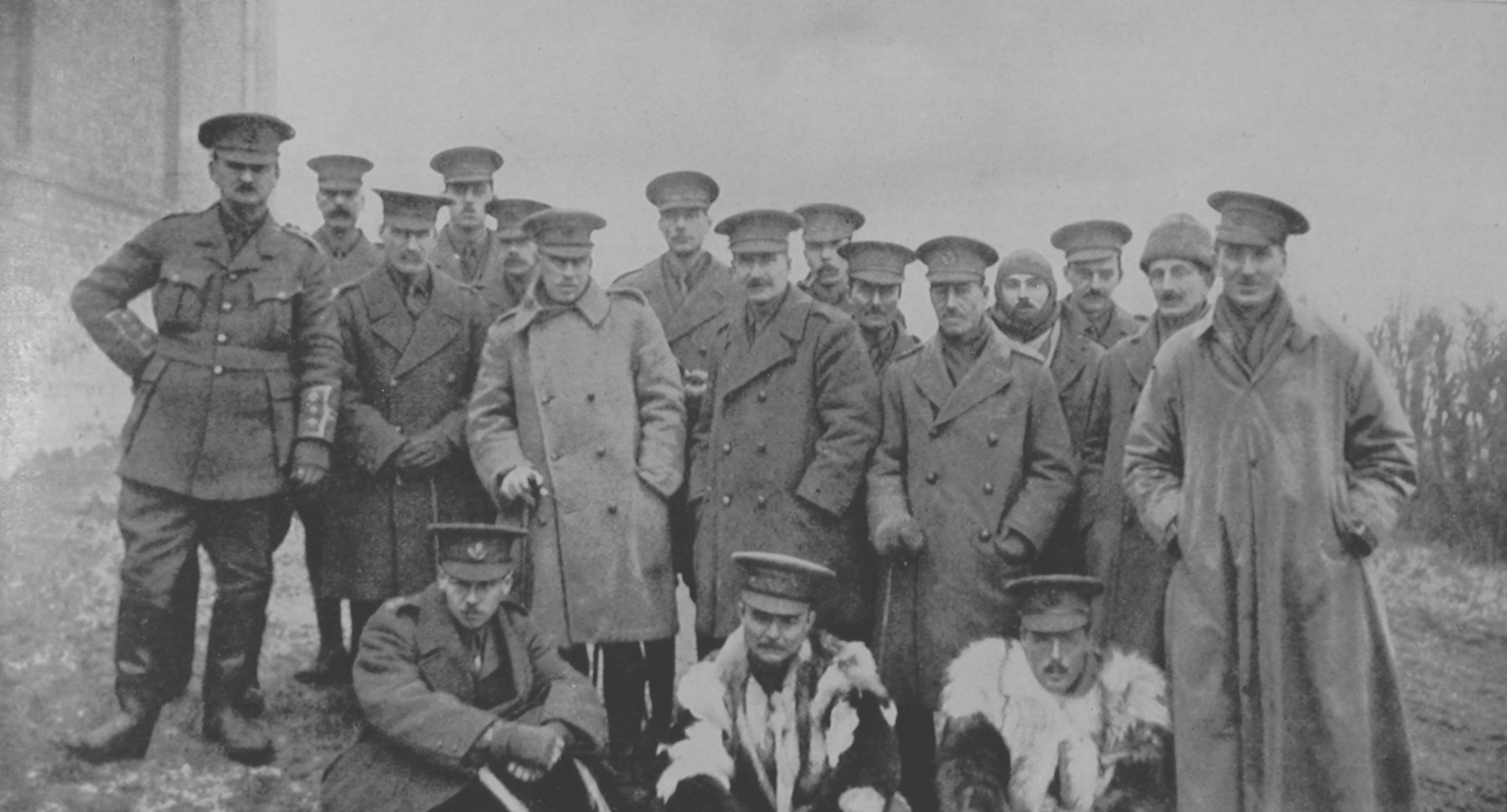 Officers Of The 2nd King's Shropshire Light Infantry In France