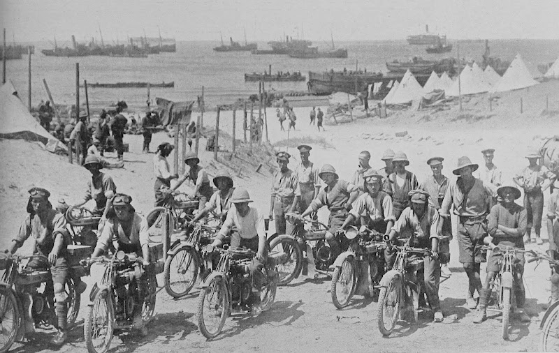 Royal Engineers Despatch Riders On The Gallipoli Peninsula
