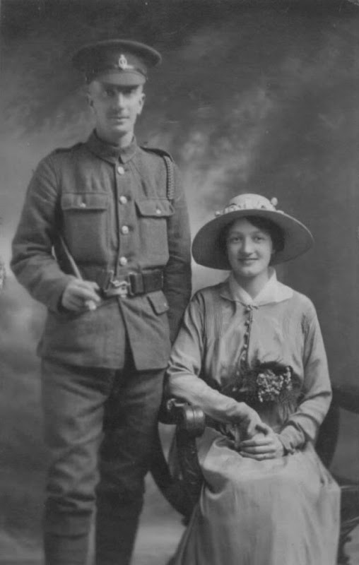 Soldier In The Royal Army Medical Corps & Wife