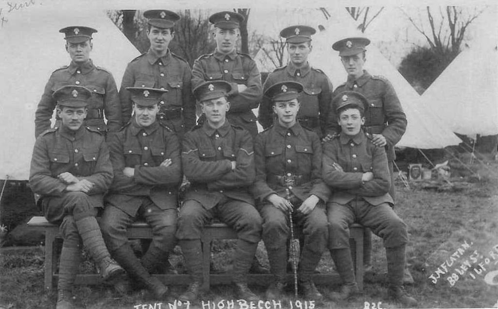 Soldiers In The 26th Royal Fusiliers (Bankers Battalion) 